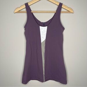Women’s purple racer back tank to size large LG